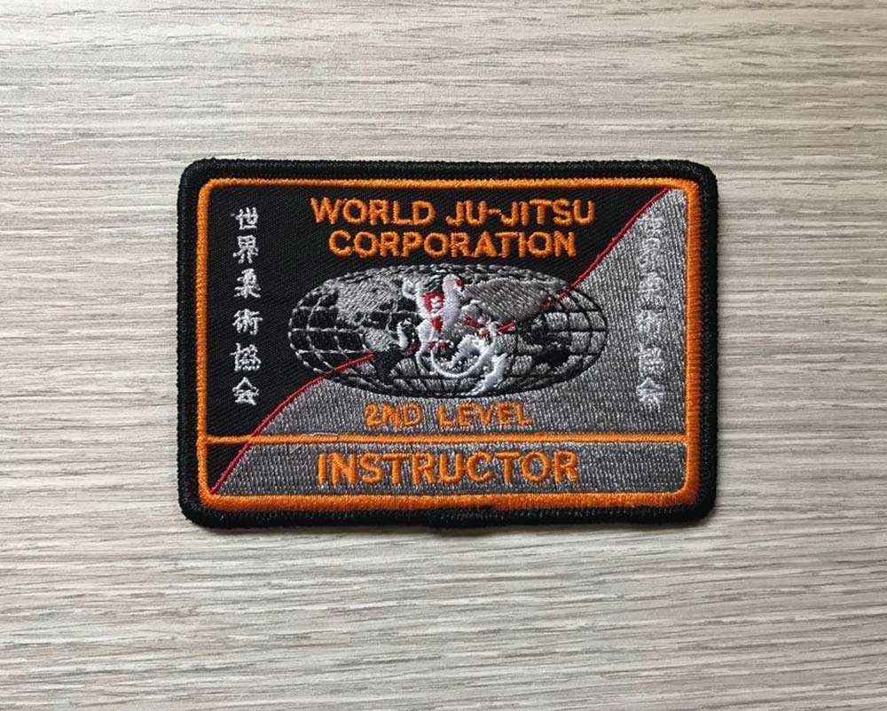 Wjjc Instructor 2nd Level Badge World Ju Jitsu Corporation Wjjf