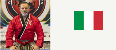 ITALY ADRIANO BUSA' 9th Dan - Shodai Soke (Founder)