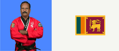 SRI LANKA PRASANNA FERNANDO 3rd Dan - Sensei