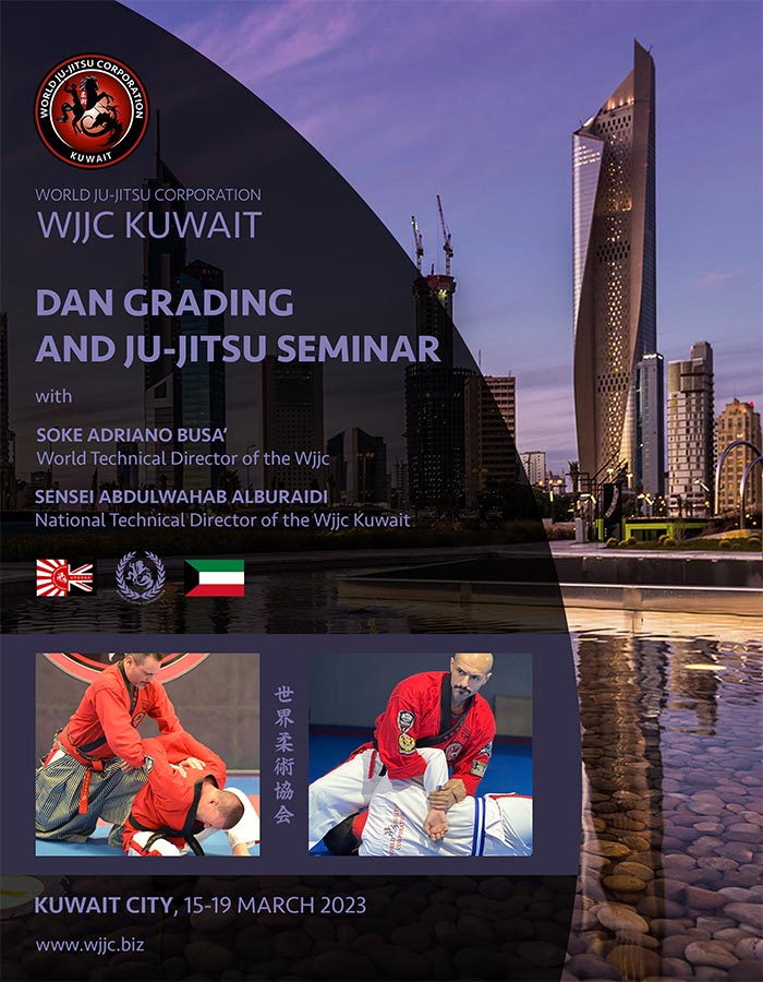 KUWAIT CITY - Dan grading and Ju-Jitsu seminar - 15-19 March 2023