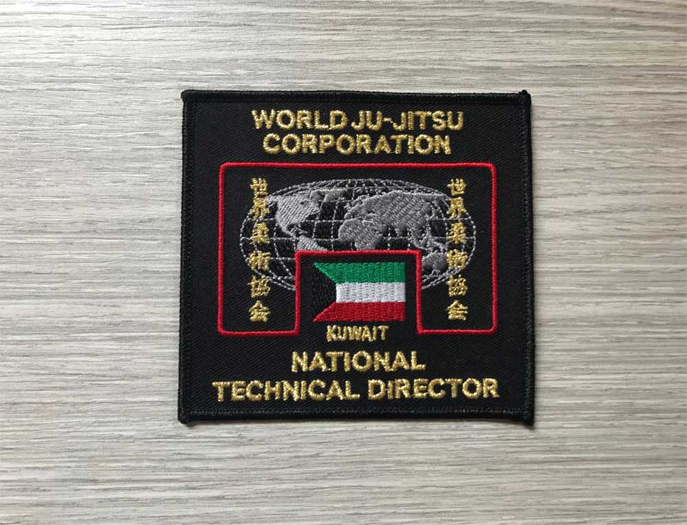 Wjjc National Technical Director Badge for winter Uniform World Ju Jitsu Corporation